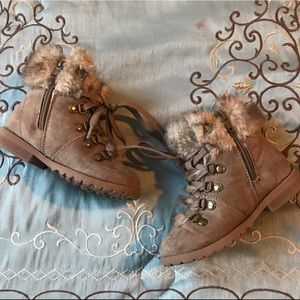 Calistoga Toddler Faux Fur boots